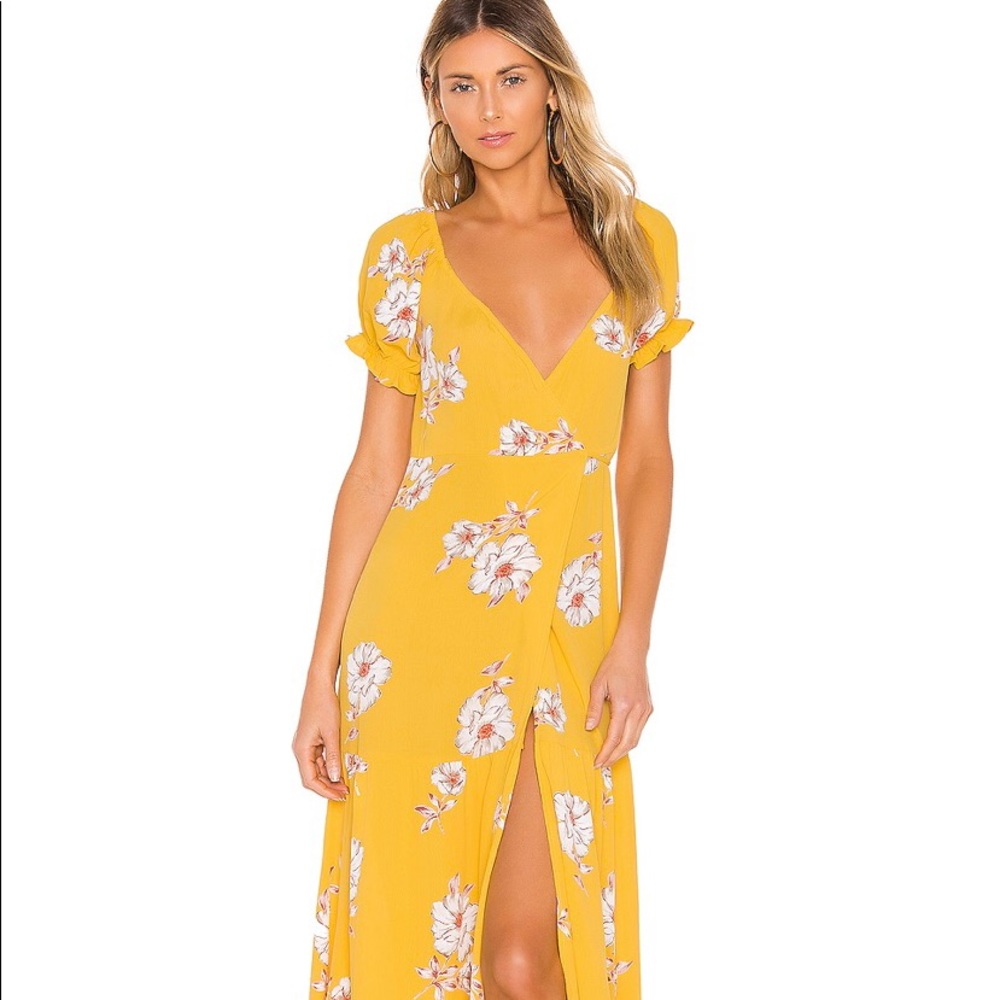 Flynn Skye Annabel wrap maxi dress